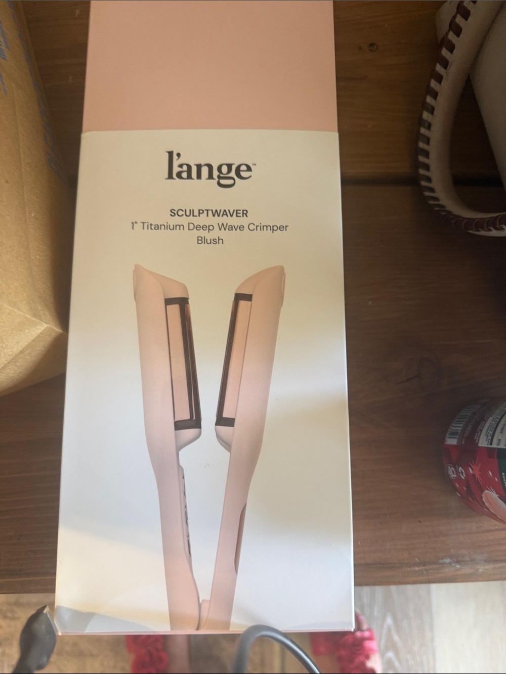 L'ange Sculptwaver 1" Titanium Deep Wave Crimper - Blush